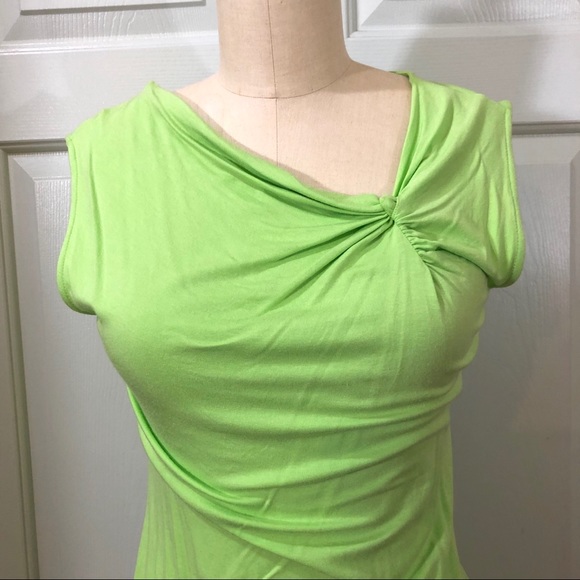 Tahari Sleeveless Top Green Size M - Picture 2 of 7